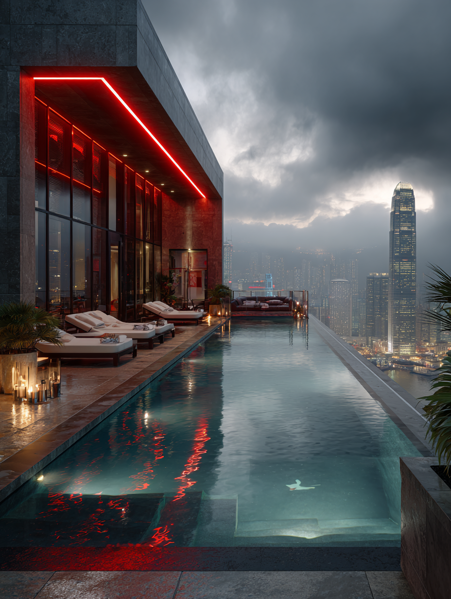 Hong Kong Skyline Pool