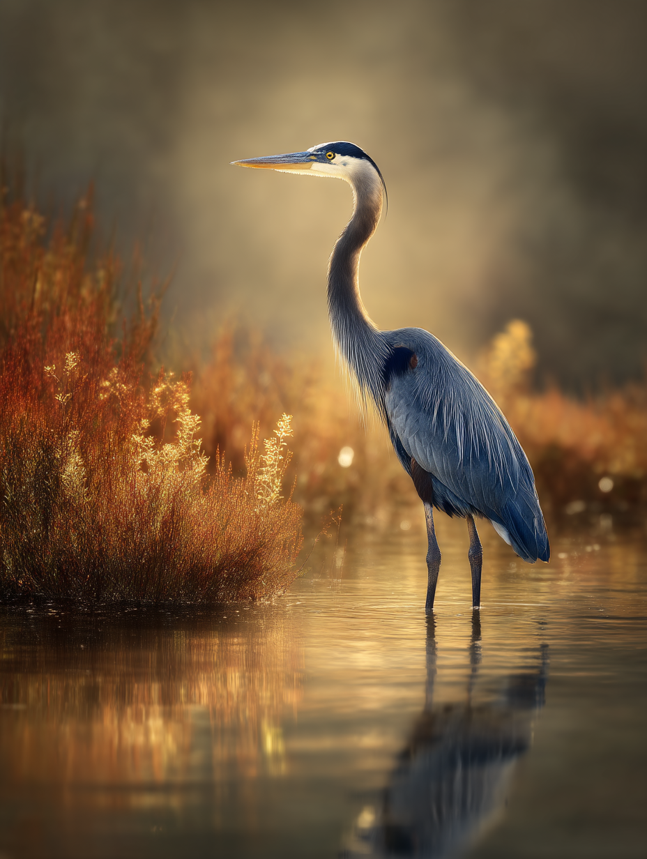 Heron at Goldenwater